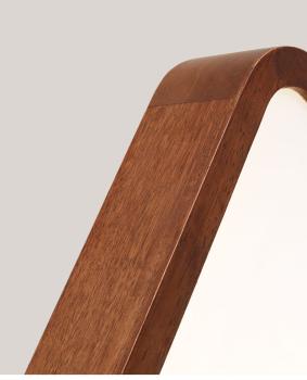 360Home Minimalistische Walnuss-Zimmerdeckenleuchte